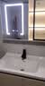 艺乐雅（YILEYA）智能浴室柜陶瓷一体盆卫浴洗脸盆柜组合卫生间洗漱台洗手盆奶油风 80cm丨智能镜层板灯丨钜惠 实拍图