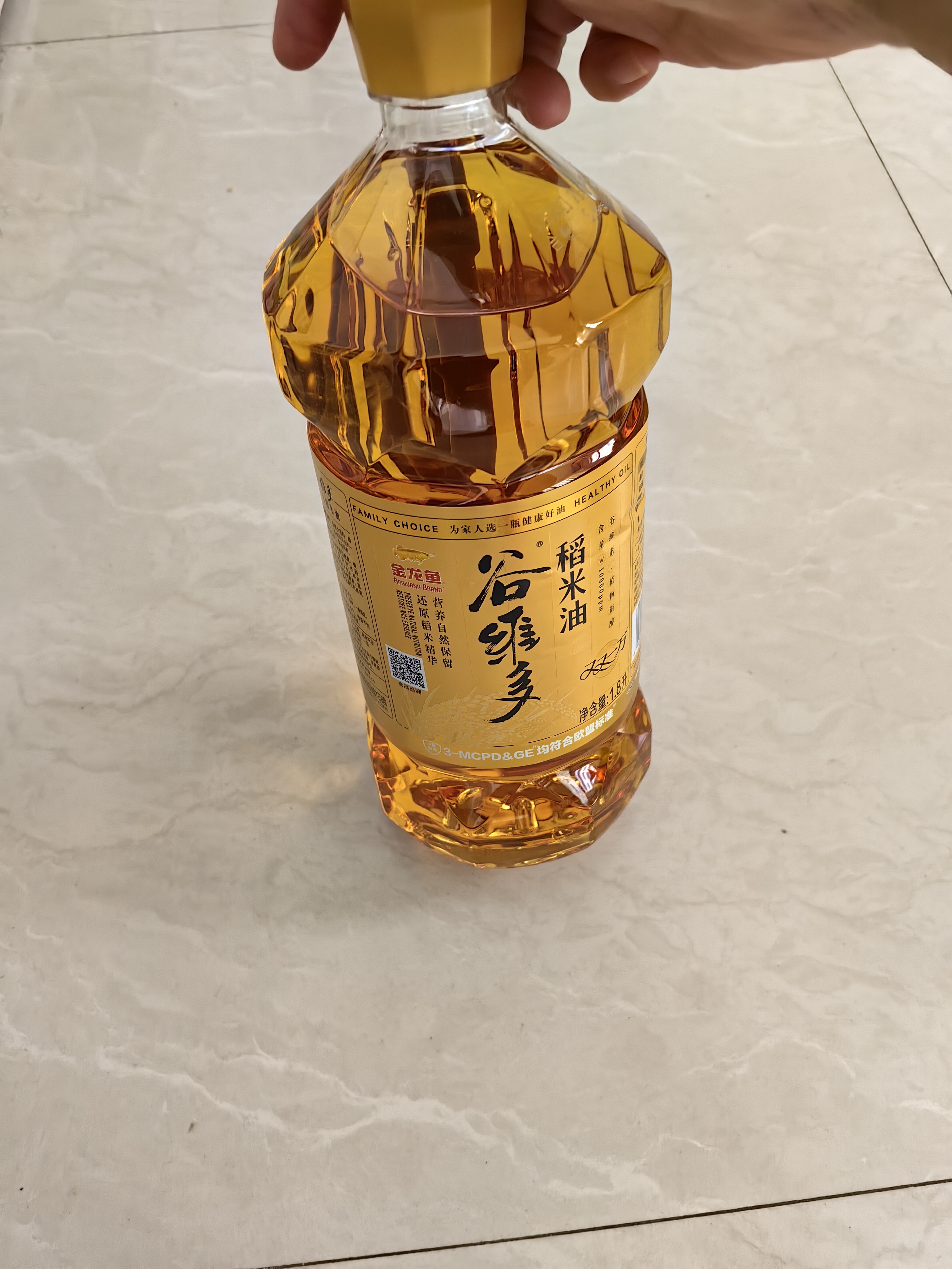 金龙鱼 食用油 谷维多双一万稻米油1.8L 谷维素10000PPM 实拍图