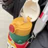 babycare儿童保温杯水壶吸管杯大宝宝学饮杯不锈钢三合一上学600ml 实拍图