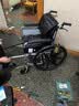 怡辉轮椅骨折可抬腿老人专用出行轻便折叠可大小便带坐便器便携代步车 实拍图