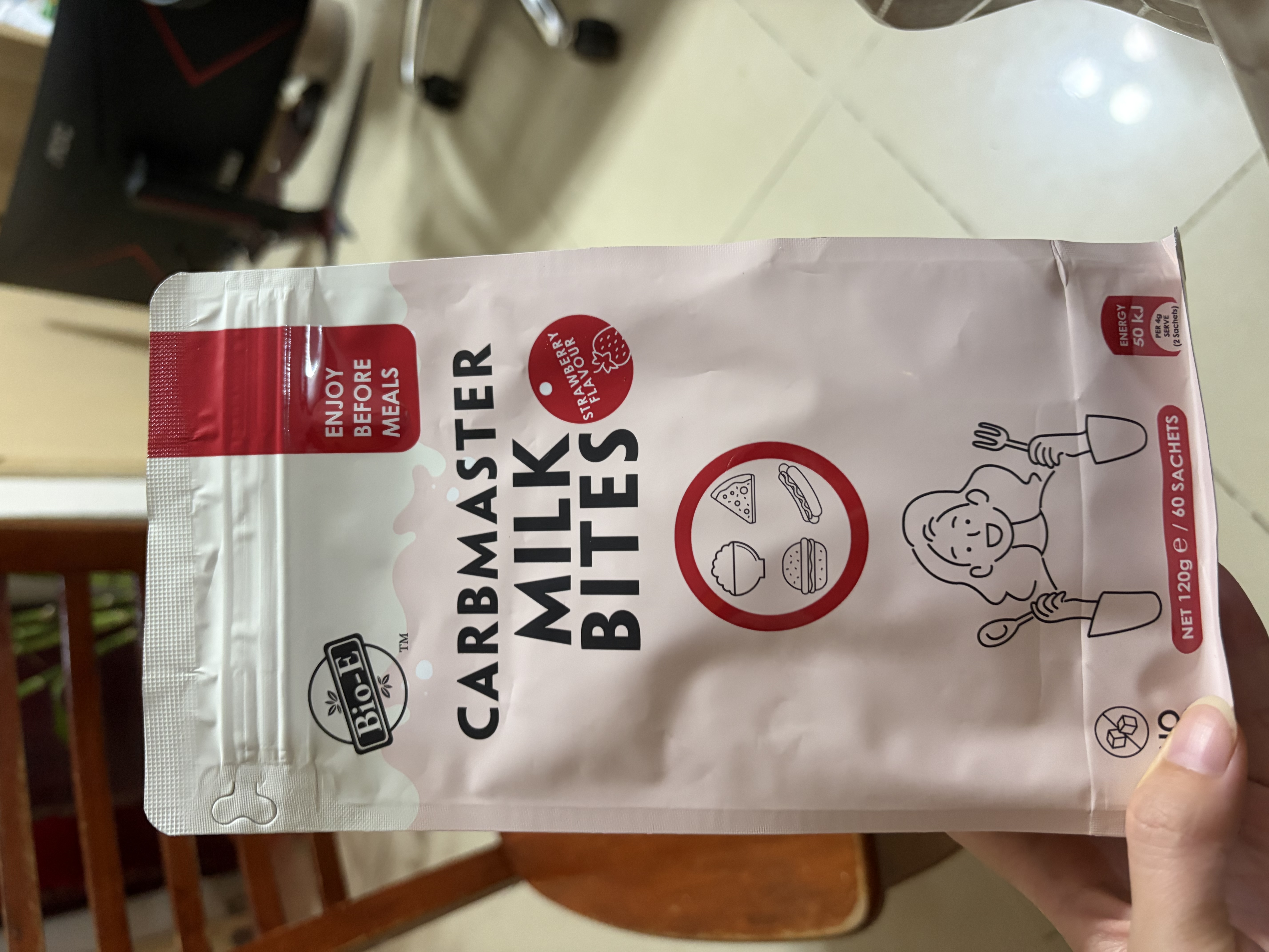 Bio-E澳百亿Phase2白芸豆阻断剂 bioe草莓味3袋装碳水淀粉 实拍图