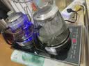 开品纯钛全自动涌泉双上水电热水壶 双壶恒温24小时黑晶玻璃烧水壶 家用保温电茶炉 嵌入茶台茶具一体 实拍图