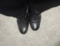 波图蕾斯男士系带商务休闲皮鞋低帮加绒保暖棉鞋男 9859 黑色(加绒) 44 实拍图