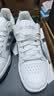 adidas ENTRAP美式校园风运动鞋少年感复古篮球风板鞋阿迪达斯   白色/金属暗银   35.5 实拍图