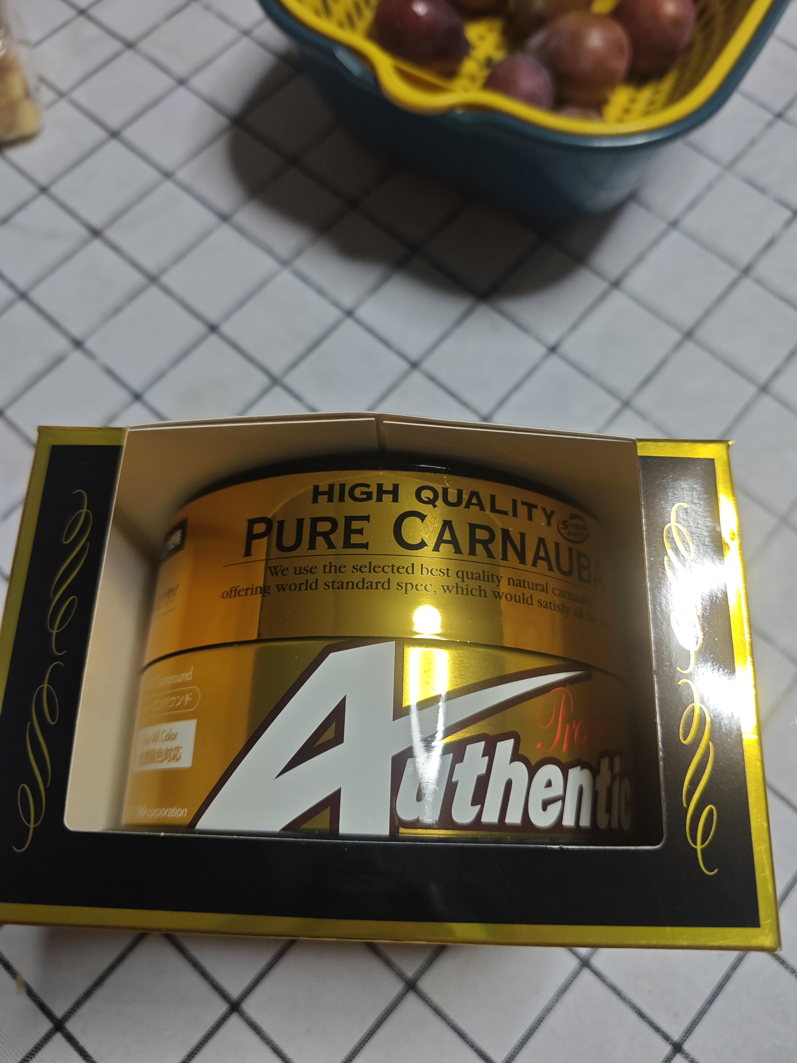 SOFT99钻石水晶棕榈蜡日本进口汽车蜡养护蜡黑白色车打蜡抛光修复蜡200g 实拍图