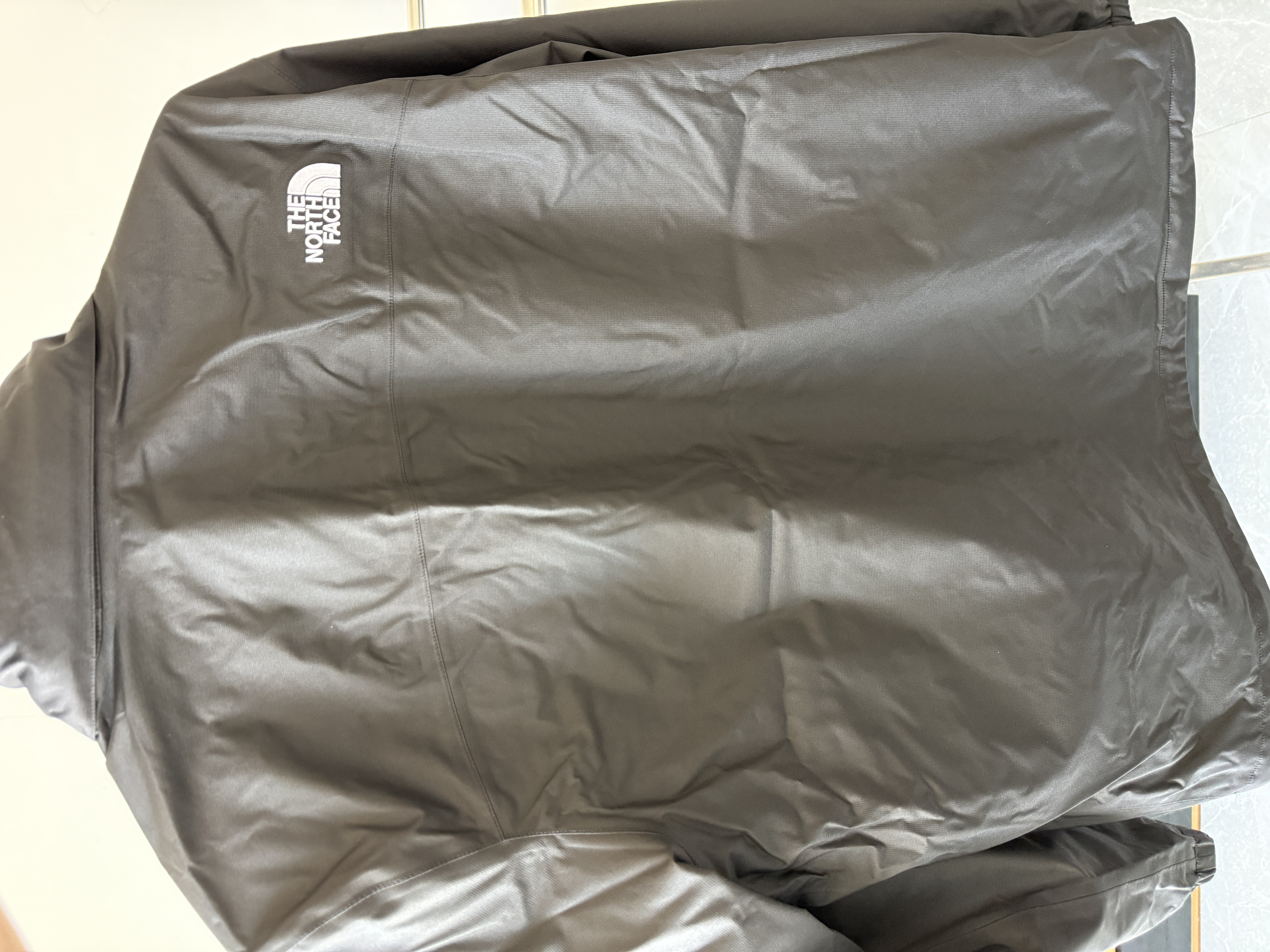 北面（The North Face）硬壳冲锋衣男经典款DRYVENT防水户外百搭保暖外套26新品|8JSY JK3/宇宙黑 （26秋冬款） XL /180 实拍图