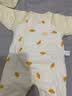 童泰新生婴儿衣服连体衣夹棉秋冬季0-6月初生宝宝纯棉加厚哈衣爬爬服 月亮星 59cm (建议1-3个月身高55-60cm) 实拍图