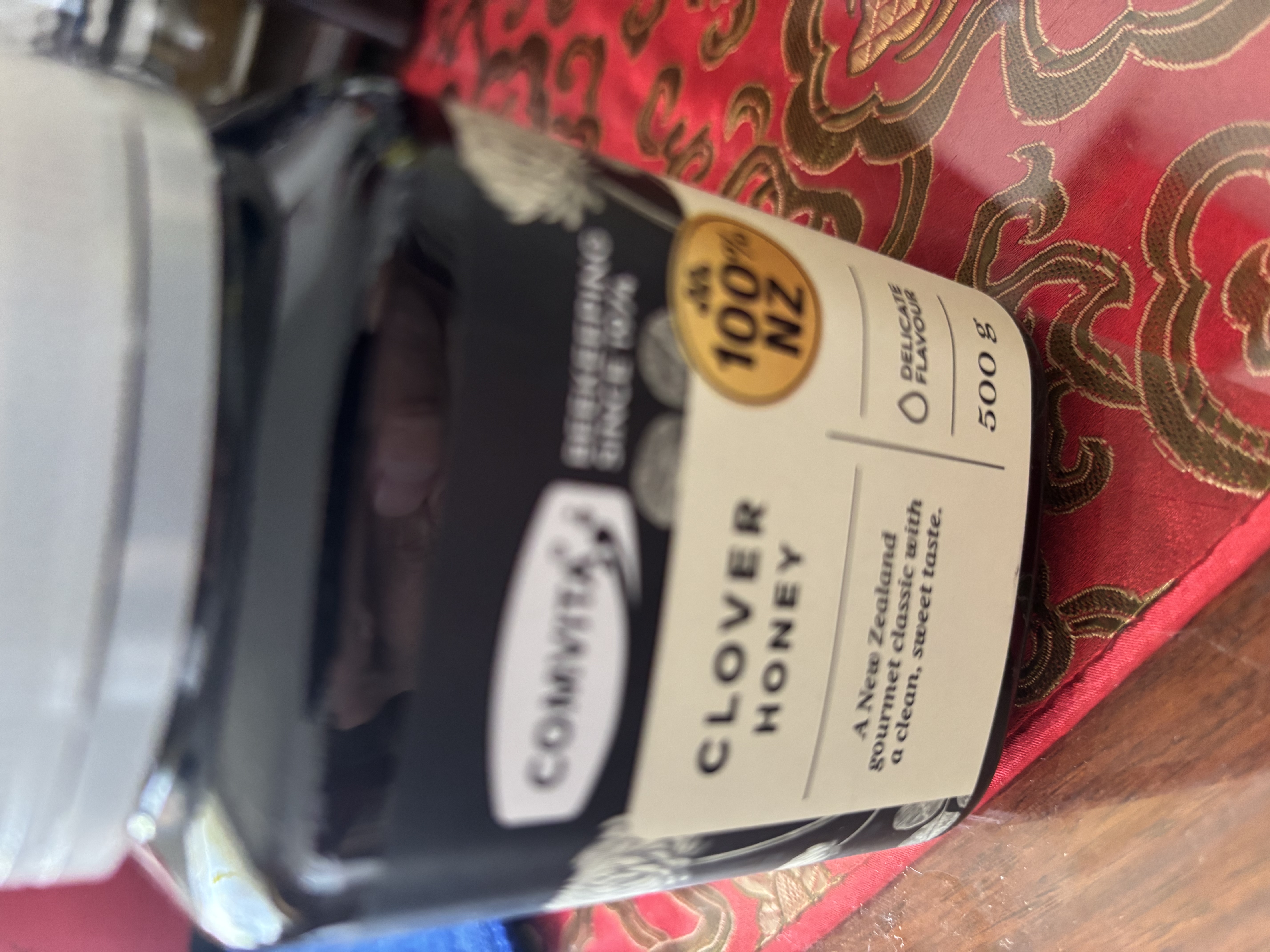康维他（Comvita）新西兰进口三叶草花蜂蜜500g 天然蜂蜜滋补品 送长辈父母节日礼物 实拍图
