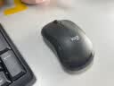 罗技（Logitech）MK295无线键鼠套装 静音办公无线键盘鼠标套装 静音鼠标键盘笔记本电脑键盘薄膜 全尺寸家用104键 【舒适手感 行业热销 】轻音典雅黑 实拍图