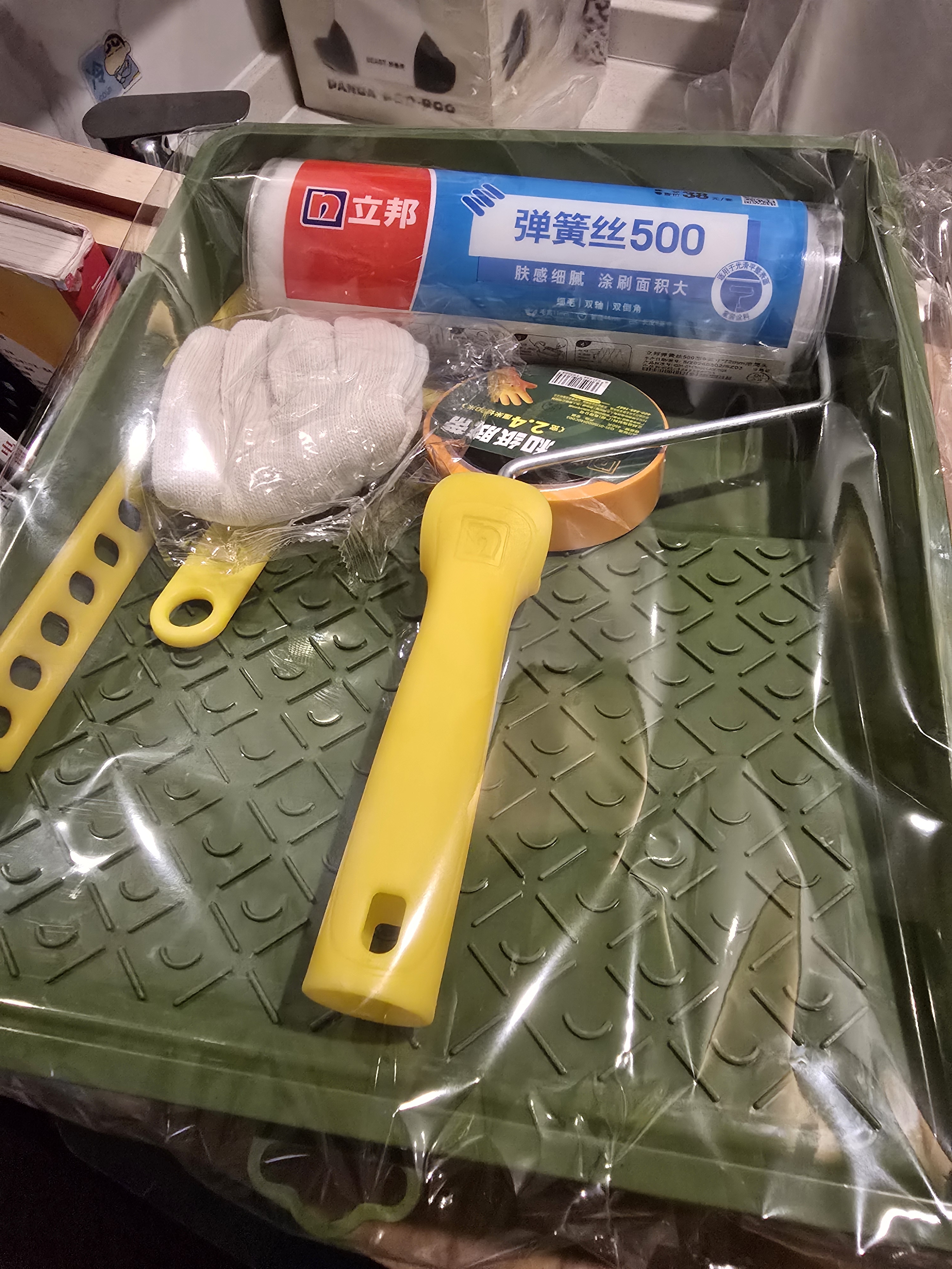 立邦硅藻泥墙面漆乳胶漆油漆内墙京雅居荷净抗醛全效白色5L/约7KG 实拍图