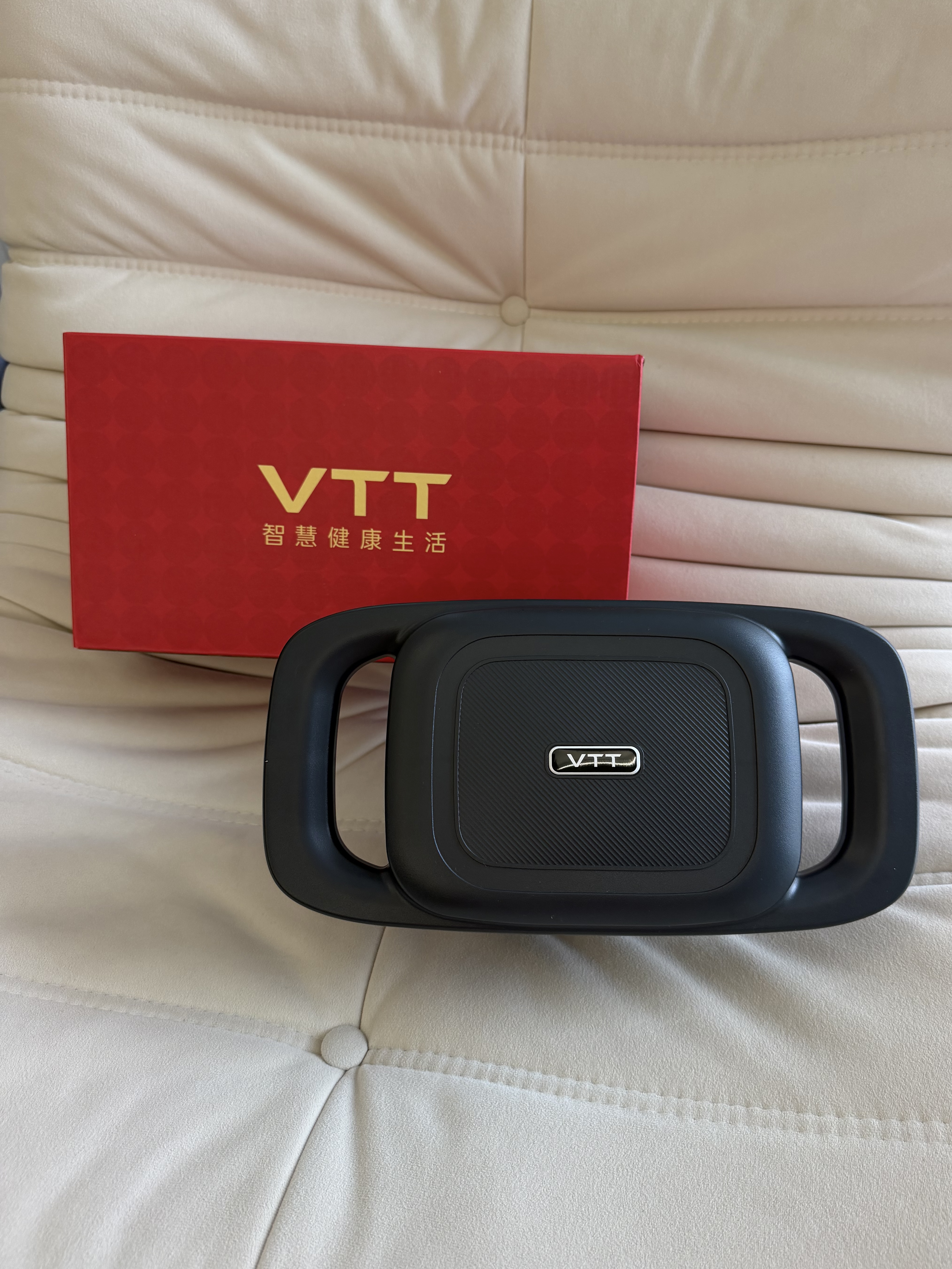 VTT大力金刚指十六头筋膜枪按摩器肩颈腰背多功能全自动揉捏腿部全身肌肉颈膜小腿仪中秋节礼物国庆 【16头顶配款】30档+动力锂电池+品牌电机灰 实拍图