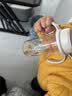 贝亲（Pigeon）自然成长翻盖直饮吸管 大童奶瓶330ml 经典款 18月+  AA278 实拍图