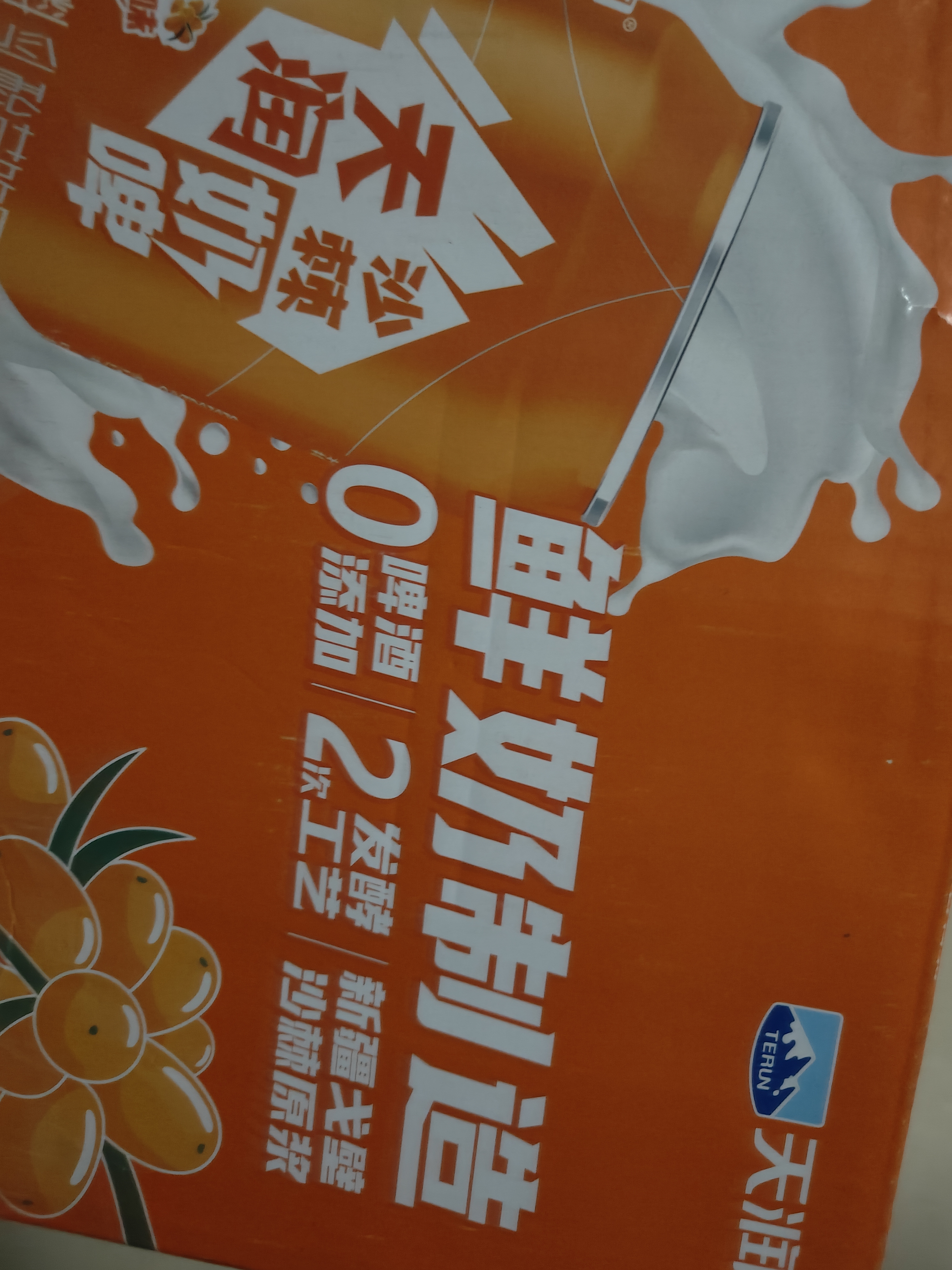 天润沙棘奶啤新疆风味沙棘风味乳饮料300ml*12罐 天润出品 实拍图