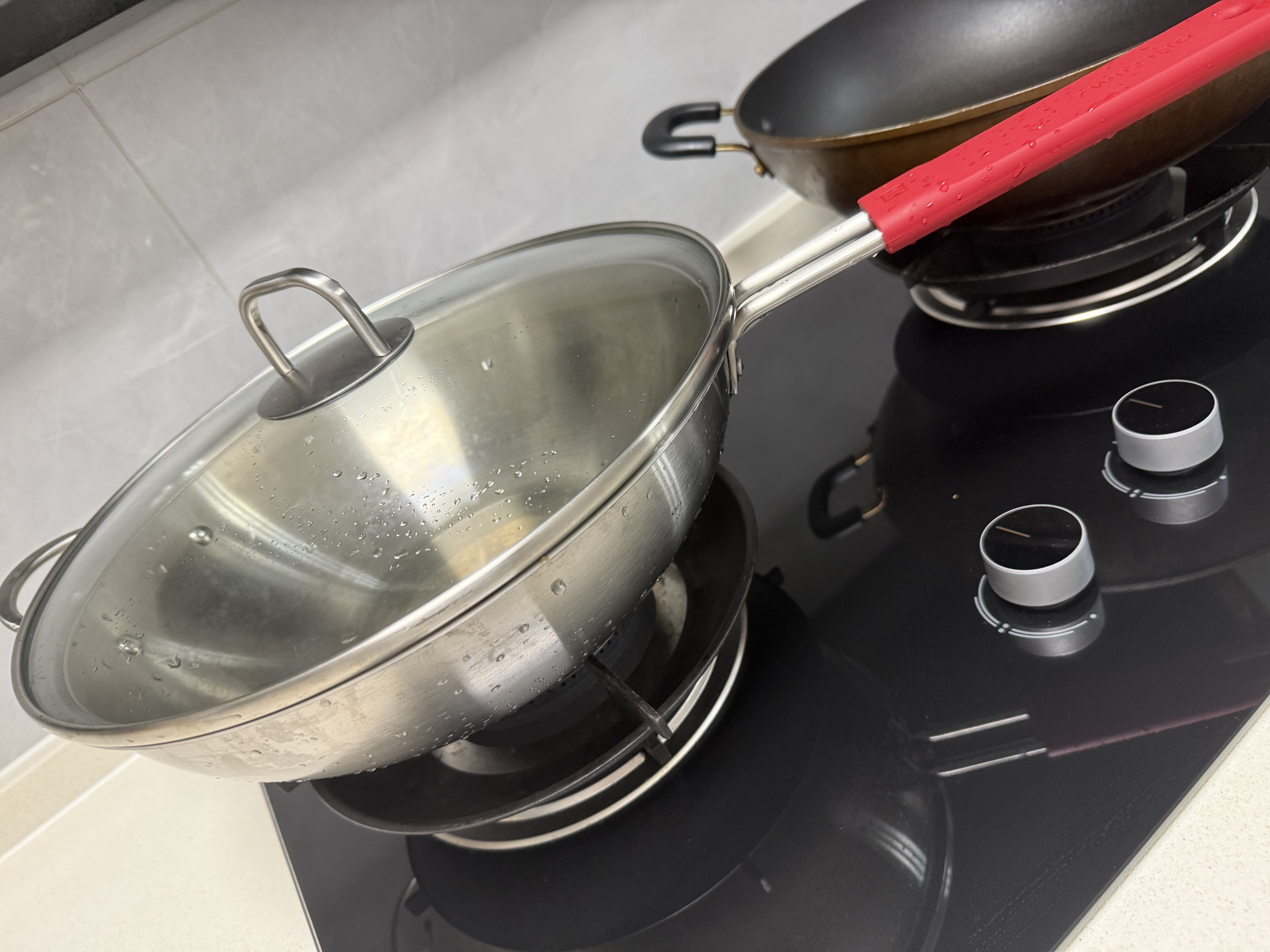双立人（ZWILLING）中式炒锅不锈钢炒菜锅无涂层锅具电磁炉通用NovaPlus可进洗碗机 不锈钢炒锅 32cm 实拍图