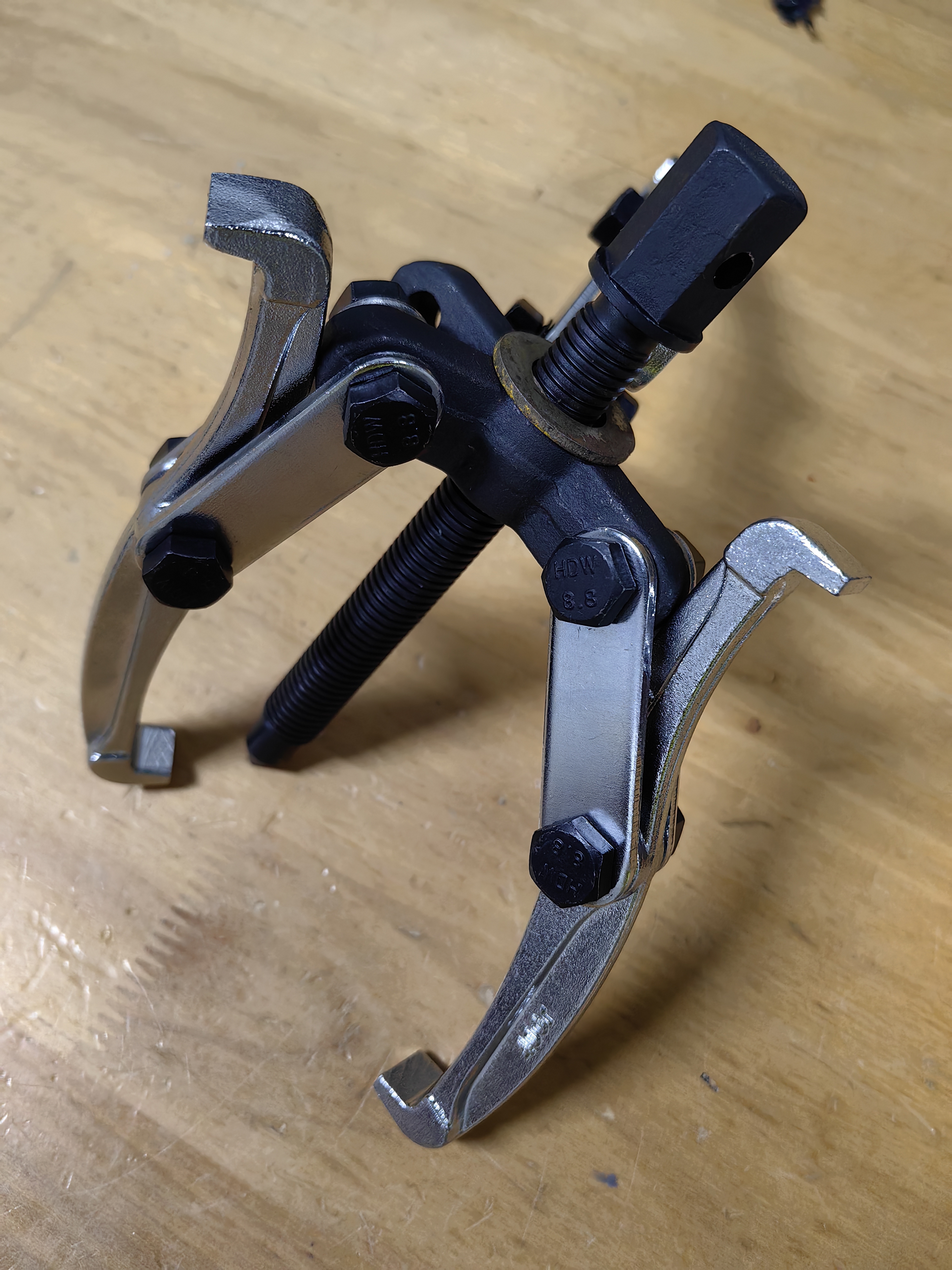 卡夫威尔2/3爪可转换拉马轴承拆卸工具顶拔机械汽修拔轮器4英寸  PU3554A 实拍图