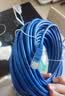 山泽 超五类网线 CAT5e类高速千兆网线 20米 工程/宽带电脑家用连接跳线 成品网线 蓝色 SZW-1200 实拍图