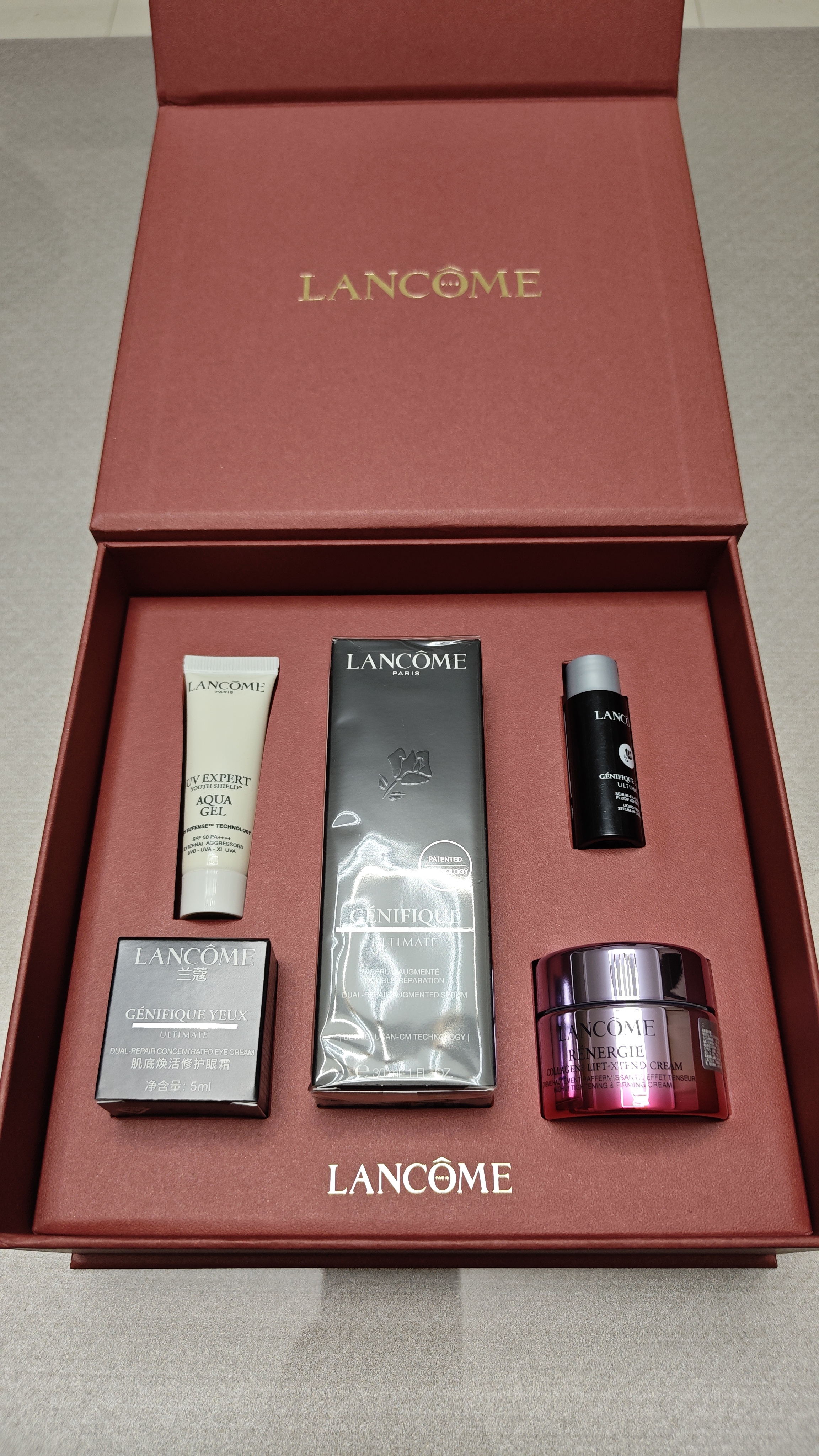 兰蔻【中秋礼品】超修小黑瓶精华30ml维稳修护舒缓护肤品套装礼盒 实拍图