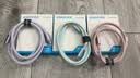 ANKER安克100W冰点快充线【包邮】双头type-c数据usb线编织充电线适配17iPhone18苹果16手表耳机电脑 【粉色】100W编织线 1米 实拍图