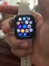Apple/苹果【教育优惠】WatchSeries12智能手表GPS款42毫米浅金色铝金属表壳沙砾色运动型表带S/M 实拍图