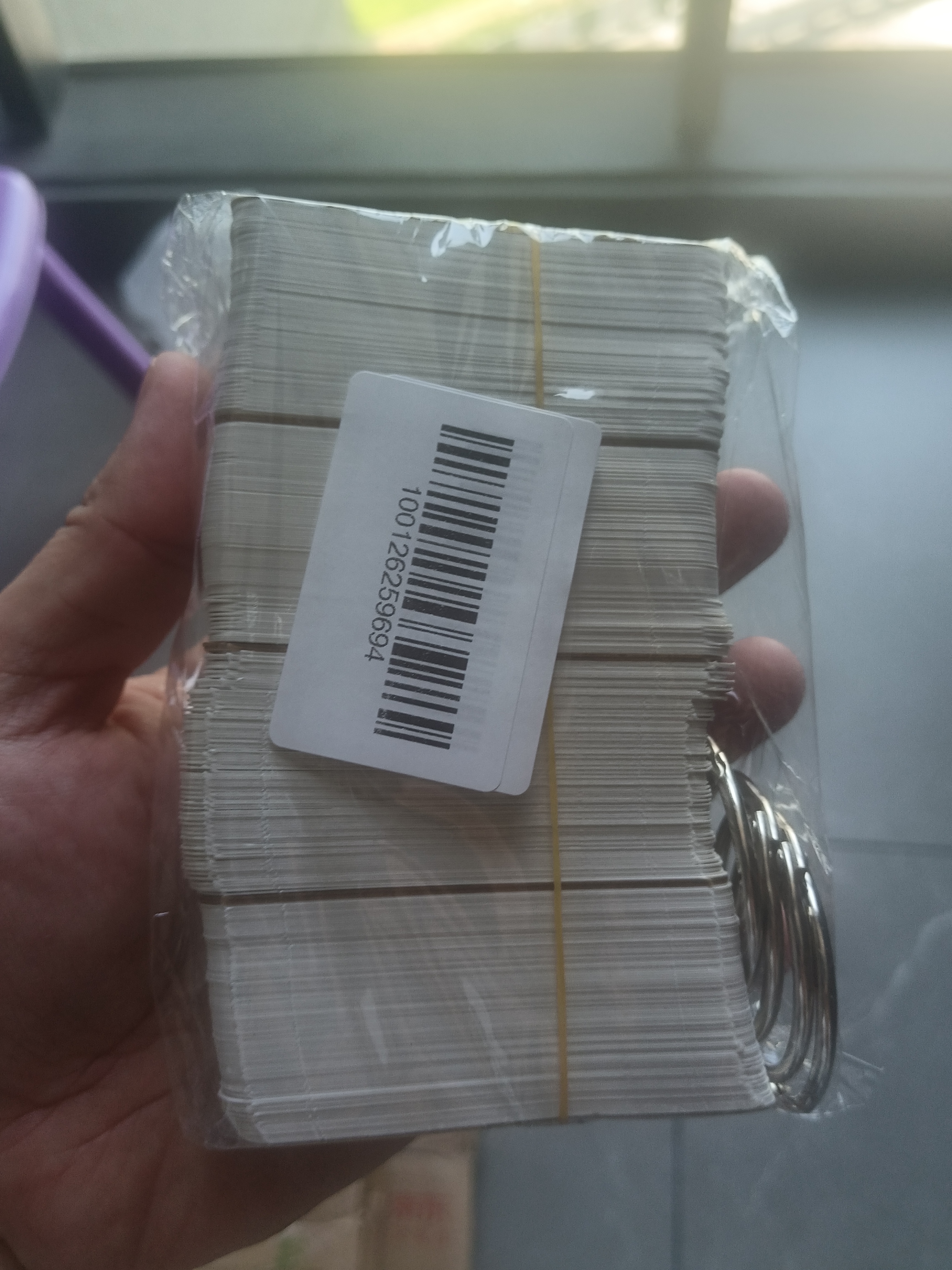 离草空白英语单词卡片活页本白色幼儿学前教育硬卡纸便携活页随身记背手写学习自制卡学习必备 400张 实拍图