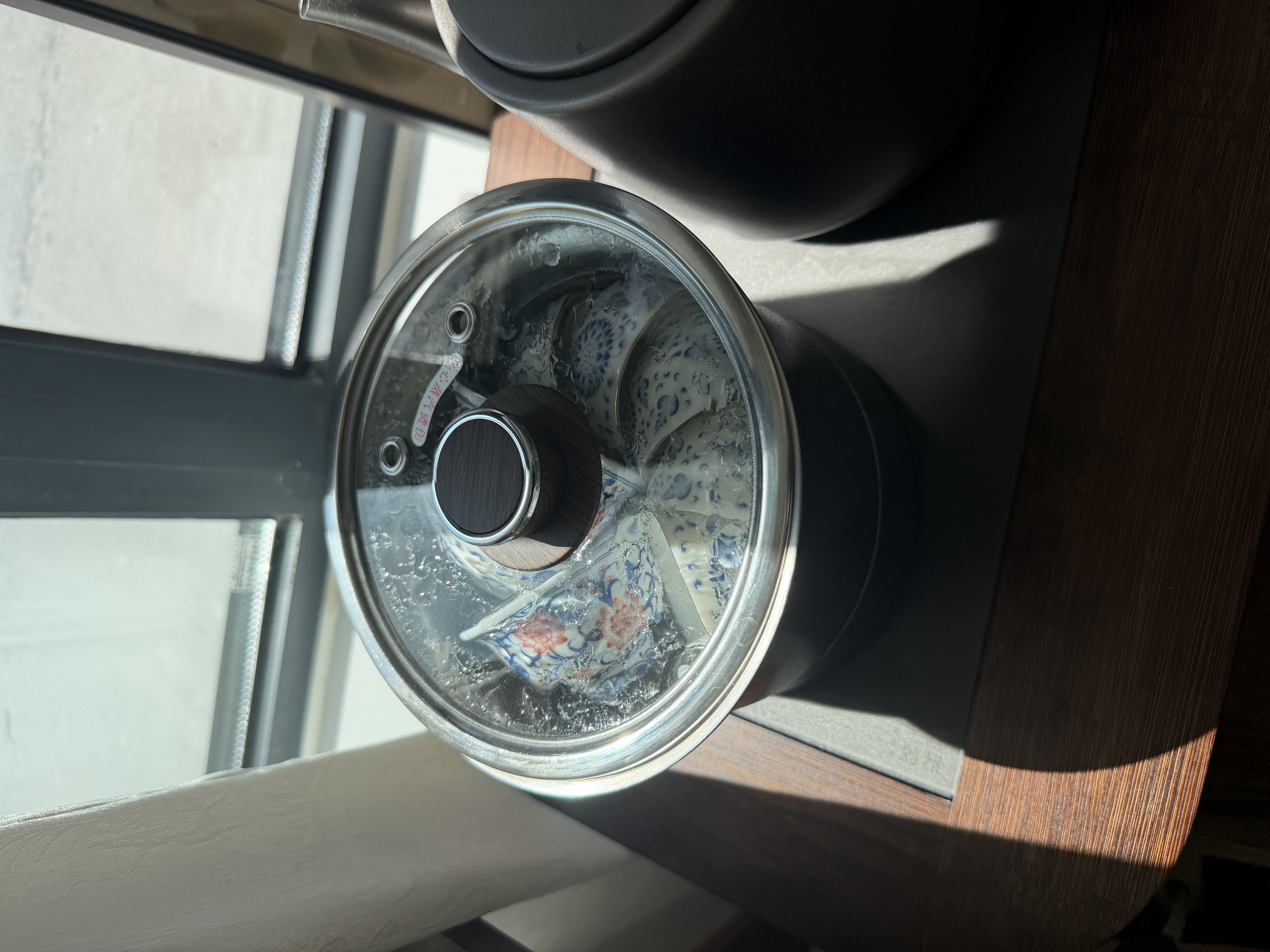 志高（CHIGO）纯钛全自动上水一体烧水壶电热水壶茶台茶桌煮茶泡茶专用自动上水智能烧水壶一体机嵌入式茶具套装 1.3L  316材质【自动双上水】消毒款 实拍图
