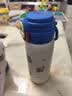 贝亲miiiiichan趣玩系列 学生吸管杯双饮保温杯600ml 直筒杯蓝色 实拍图