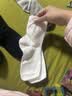 南极人男士袜子100%纯棉10A抑菌防臭抗起球秋冬季吸汗透气无骨中筒袜5双 实拍图