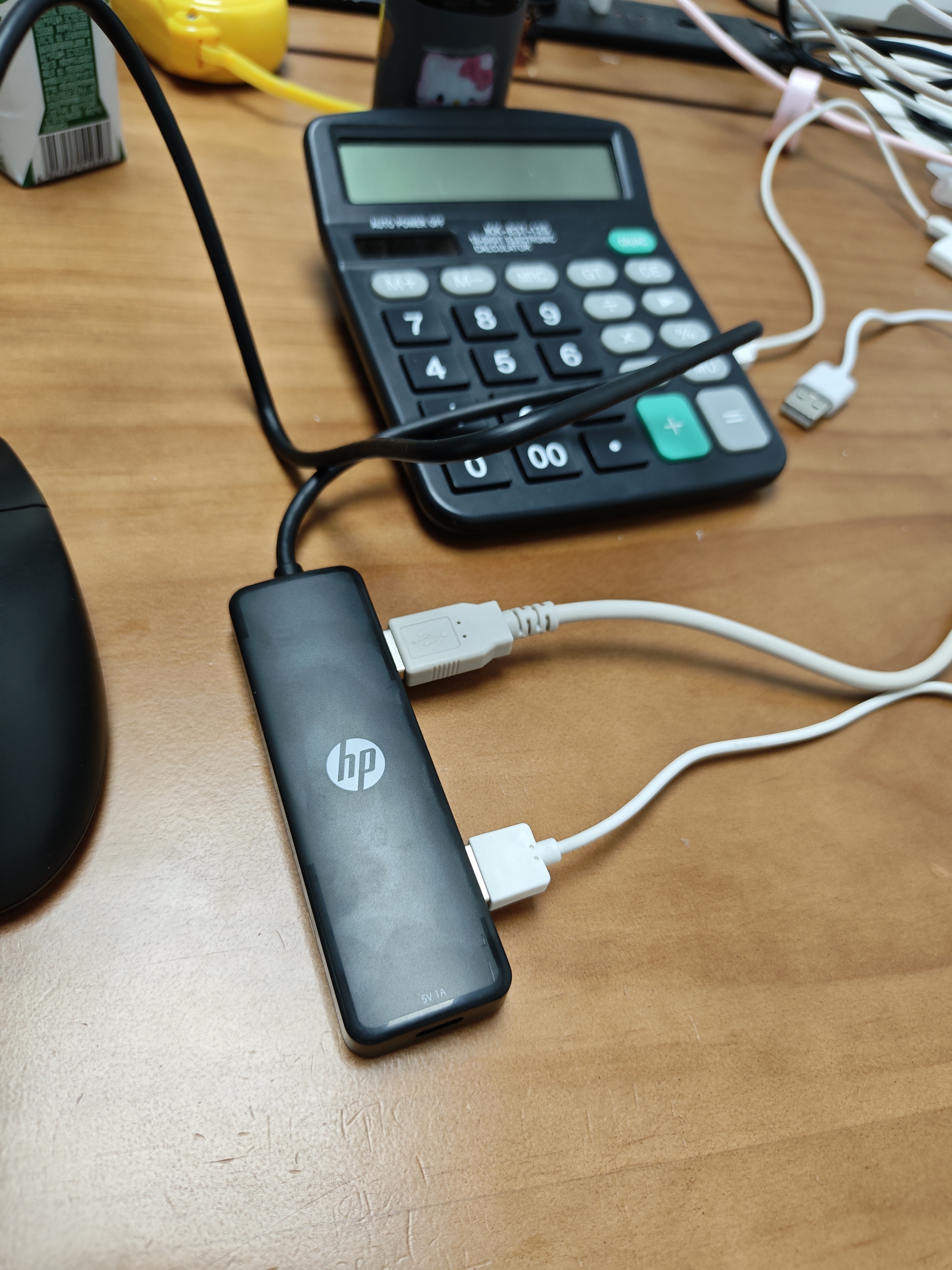 惠普（HP）USB3.0拓展坞键鼠U盘插头多口分线器笔记本电脑多合一hub接口2米延长线typec供电扩展转换器 【黑色】线长1m 【3.0版本】高速首选 实拍图