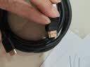 山泽Mini HDMI转标准HDMI转换线迷你高清连接线4K60Hz相机平板便携屏接显示器电视投影仪1.5米13MN9 实拍图