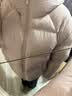 森马（Semir）羽绒服女冬90绒子短款三防花苞帽25高蓬防风连帽外套109725113028 实拍图