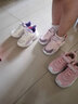 巴布豆（BOBDOG）童鞋女童鞋子韩版潮新款春款儿童网面鞋女孩运动鞋 嫩粉/藕荷紫 30 适合脚长18.3cm 实拍图