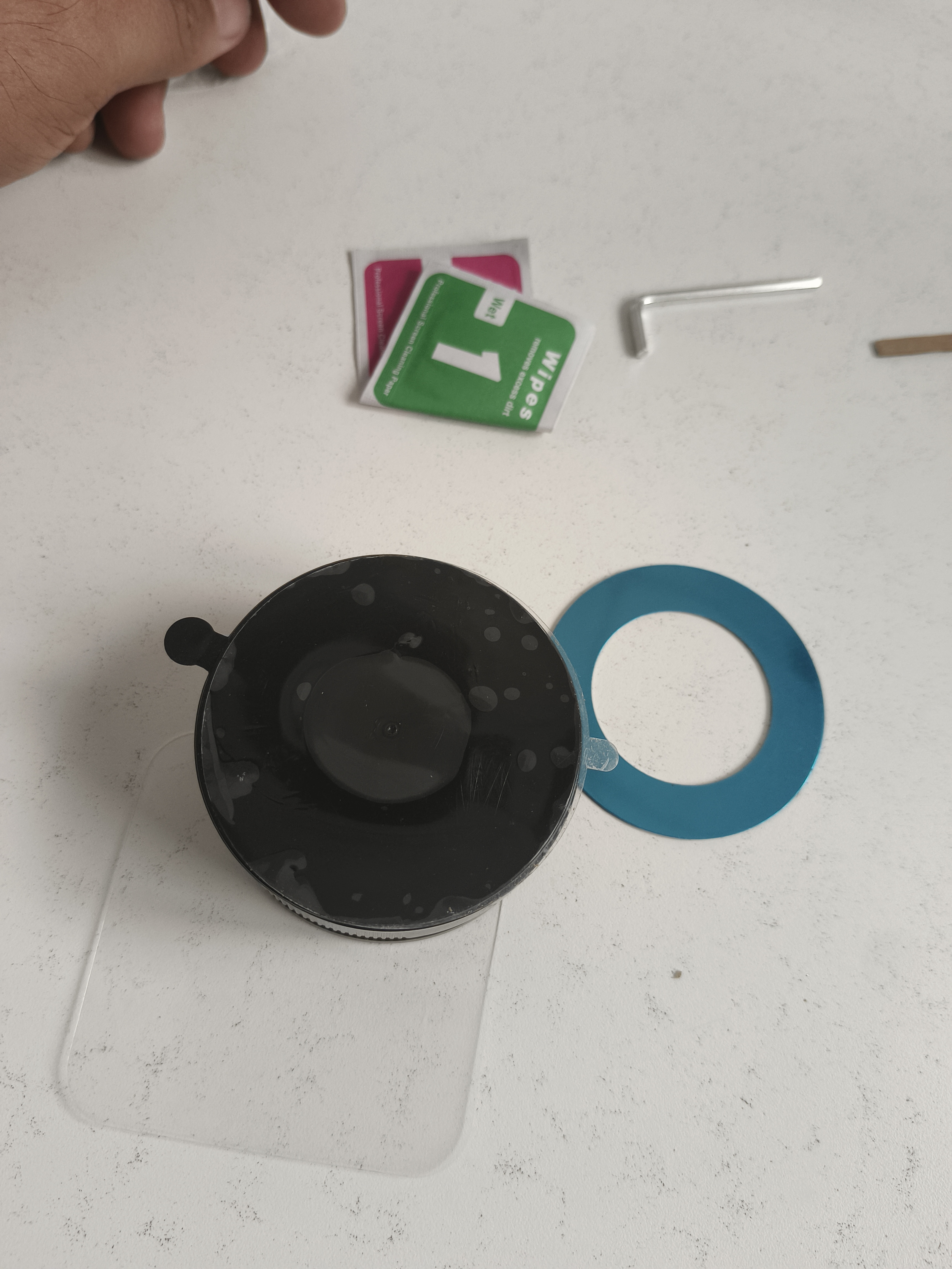 【京东配送】真空吸盘磁吸手机支架桌面旋转多功能中控台防抖专用适用苹果18/17 真空磁吸支架/送引磁环【粗糙平面吸附不牢】 实拍图