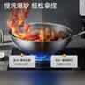 炊大皇炒锅304不锈钢有钛炒菜锅煎锅平底不粘炒锅32cm 可立可视盖不挑灶 实拍图