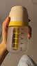 小雅象防胀气玻璃奶瓶新生儿3-6个月婴儿奶瓶 240ml M号奶嘴（标准款） 实拍图