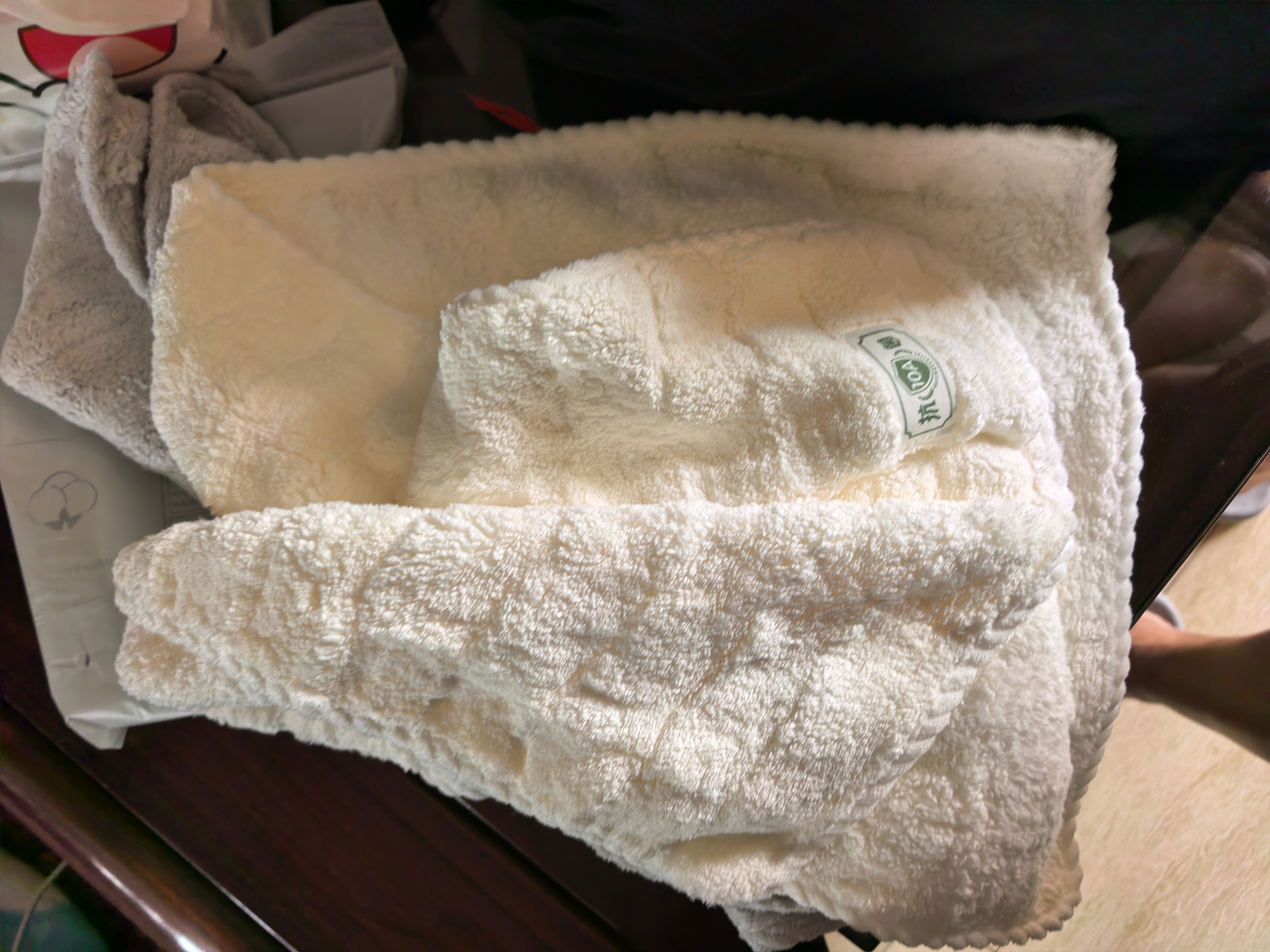 洁丽雅毛巾10A级抗菌强吸水不易掉毛男士加厚2条装专用成人高档大毛巾 实拍图