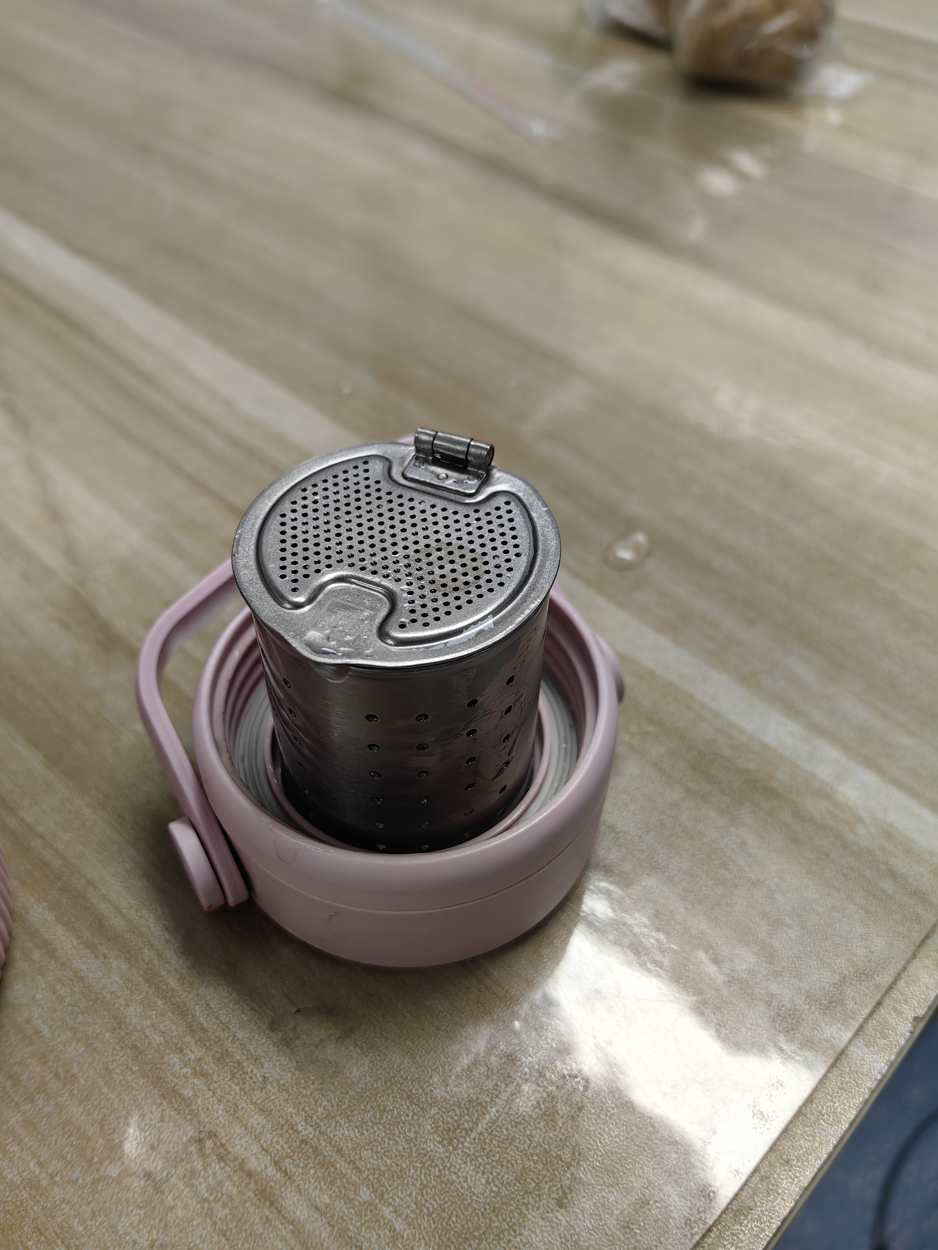 北鼎（Buydeem）泡茶随手杯茶水分离杯纯钛茶篮玻璃水杯男女款杯子中秋节礼物 实拍图