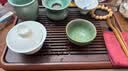 忘艺（WANGYI）茶盘家用办公室2026新款现代简约小型沥水储托盘实木茶台功夫茶具 和祥茶盘（小号）39x26x4cm 实拍图