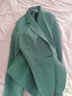 DGPZ小西装女商务休闲小DGPZ西服OL通勤短外套英伦风小西装YZH9506 绿色9506长 XL 实拍图