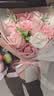 京东鲜花11朵玫瑰香皂永生花束康乃馨混搭小众生日礼物女士送女友老婆妈妈 实拍图