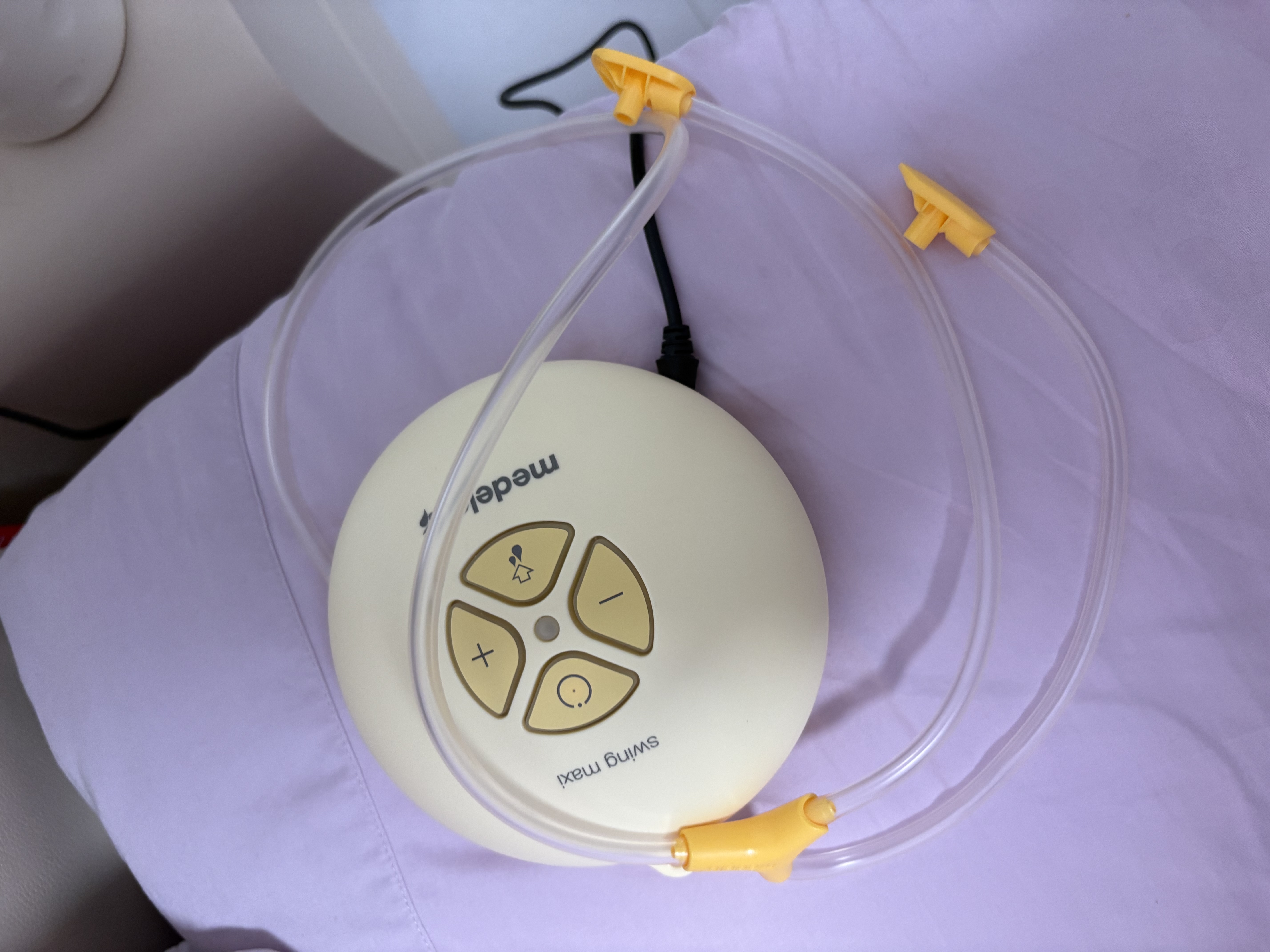 美德乐（Medela）吸奶器电动吸奶器双边吸乳器母乳集奶器挤奶器丝韵·翼舒悦免手扶 实拍图