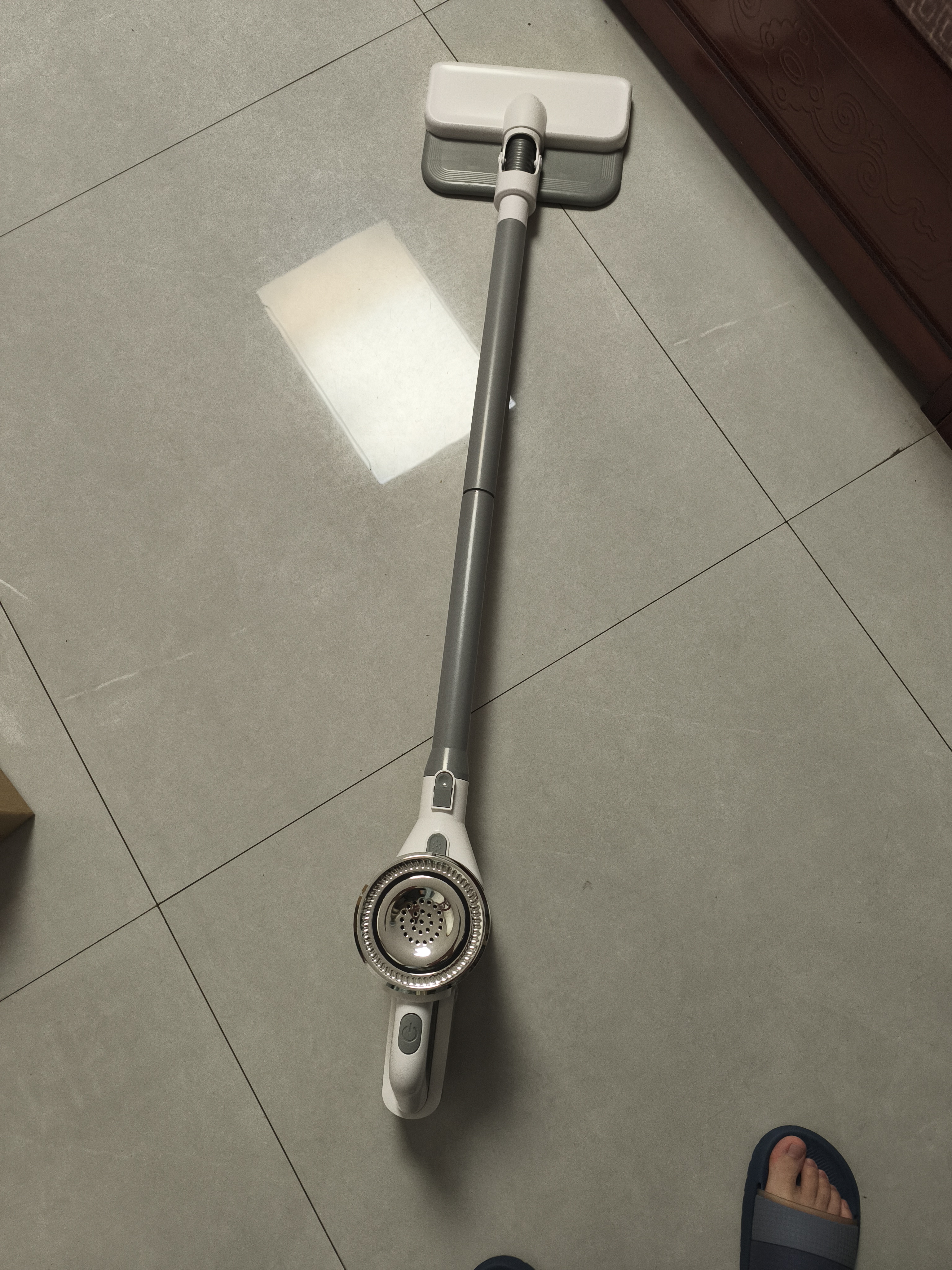 康佳（KONKA）吸尘器家用无线吸拖一体三合一大吸力手持便携小型轻音大吸力洗地机宠物吸毛吸尘价保30天自动清洗 【灰松】扫吸拖+双滤芯 实拍图