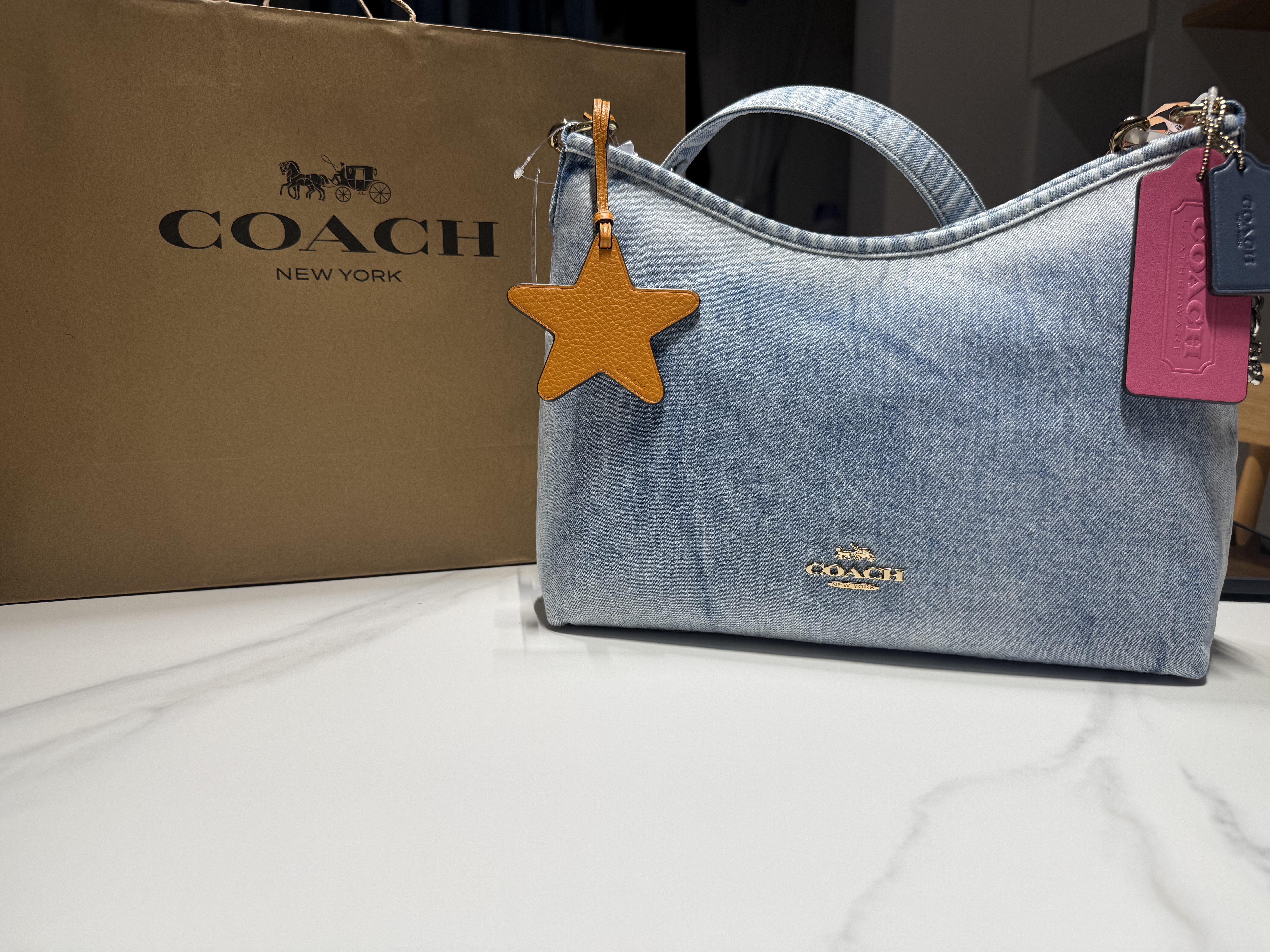 蔻驰（COACH）女包女士百搭气质单肩手提斜挎包CEF26【品牌授权】生日礼物 实拍图