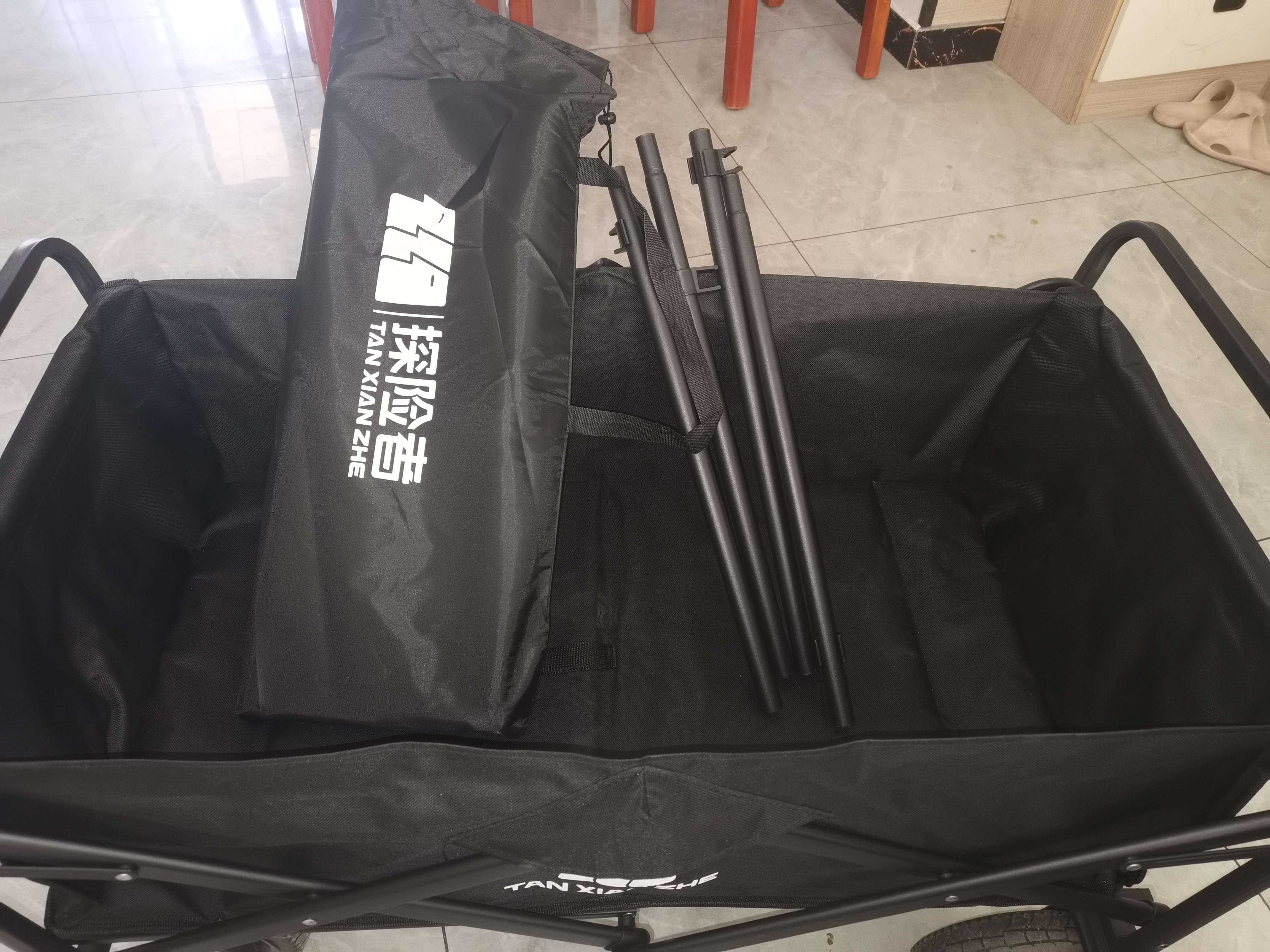 探险者（TAN XIAN ZHE）户外露营推车桌板营地车野营小拖车野餐车可折叠桌板  实拍图