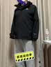 骆驼（CAMEL）CamelTex户外御寒冲锋衣男女同款防油污外套三合一登山服  XL 实拍图