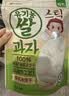 艾唯倪（ivenet）有机米饼儿童零食磨牙棒 韩国原装进口入口易溶饼干 原味30g 实拍图