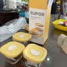 苏泊尔（SUPOR）婴儿辅食盒玻璃宝宝辅食工具保鲜冷冻盒套装可蒸煮三件套TK23007E 实拍图