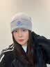 卡尔美（KELME）帽子男女秋冬季保暖户外滑雪毛线帽冷帽针织帽骑行防寒运动护耳帽 实拍图