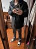 Columbia蒋奇明同款哥伦比亚男女银点700蓬鸭绒三合一防水冲锋衣 010 黑色 L(180/100A) 实拍图