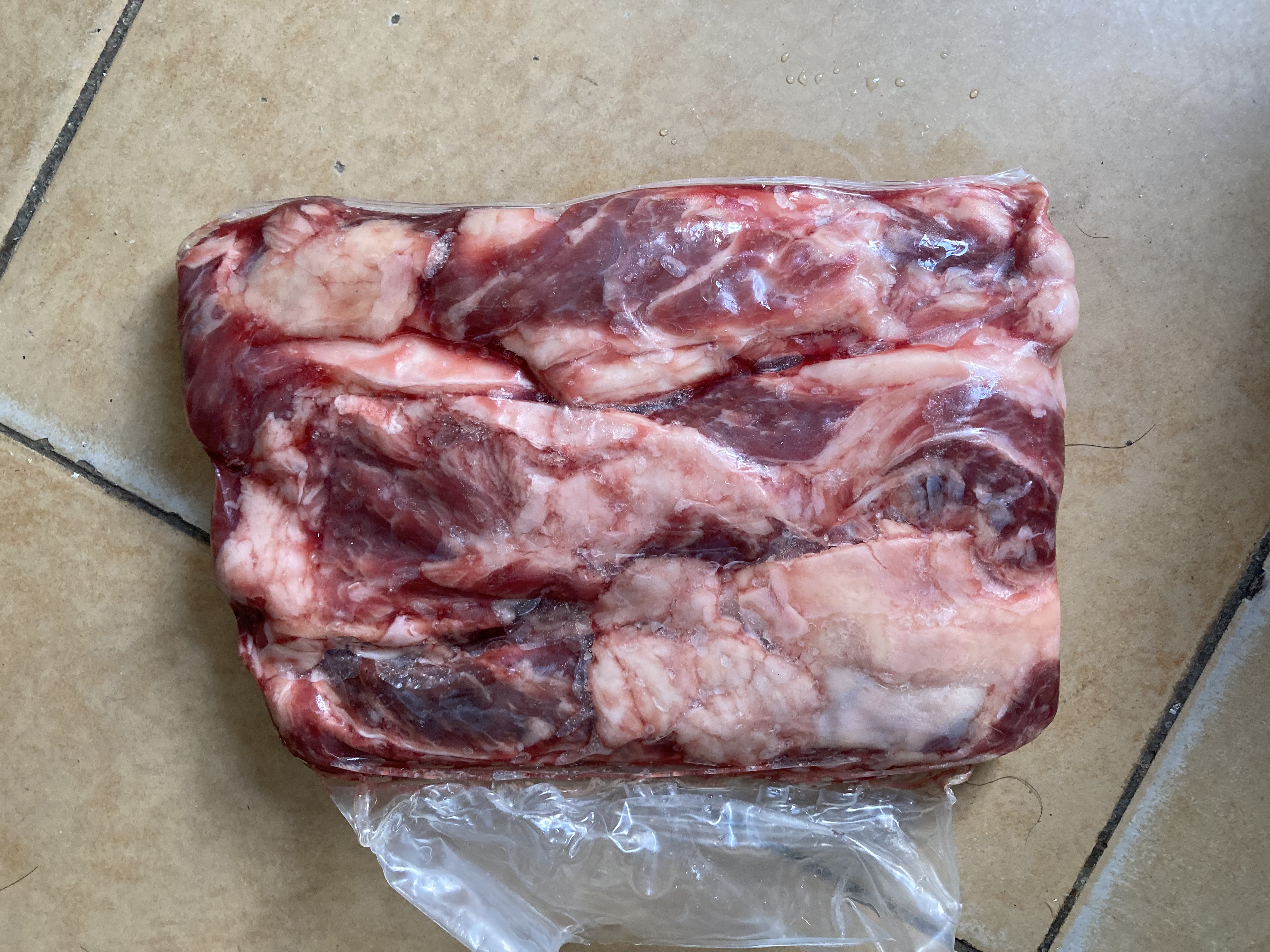THOMAS FARMS 澳洲安格斯原切牛肋条 1斤/袋 冷冻生鲜牛肉 烧烤肉健身 实拍图