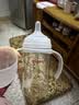 贝亲（Pigeon）自然离乳 PPSU重力球吸管双把手奶瓶 240mL 6月+ AA252 实拍图